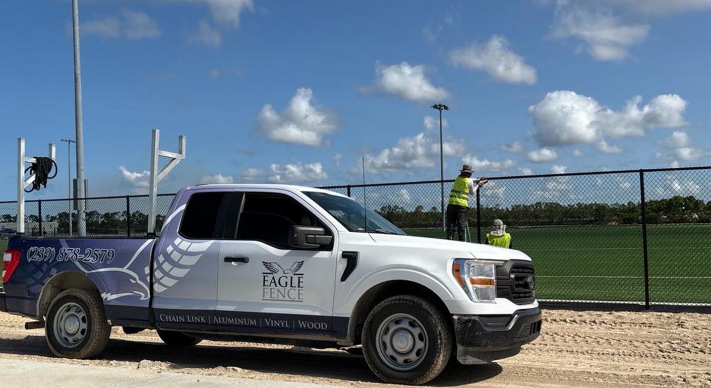 commercial chain link fence install