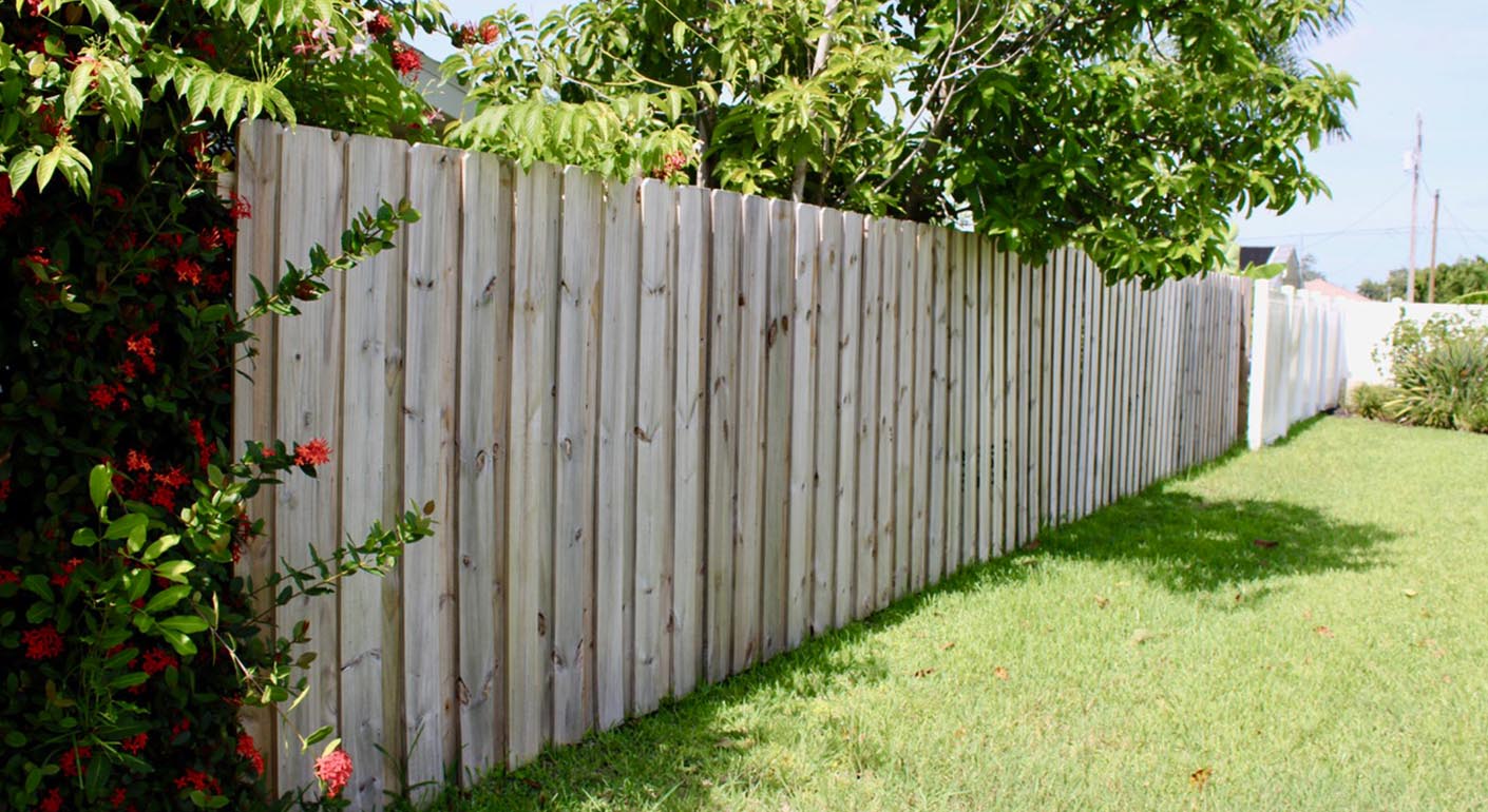 stunning wooden fence